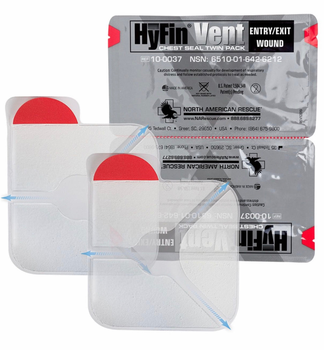 Hyfin Vent Chest Seal Twin Pack